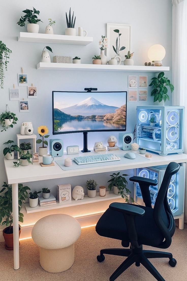 🌿 The Ultimate Pastel Desk Setup for 2025: Minimalist, Cozy & Aesthetic